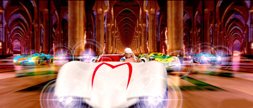 Strange, he doesn't *look* like a demon on wheels.